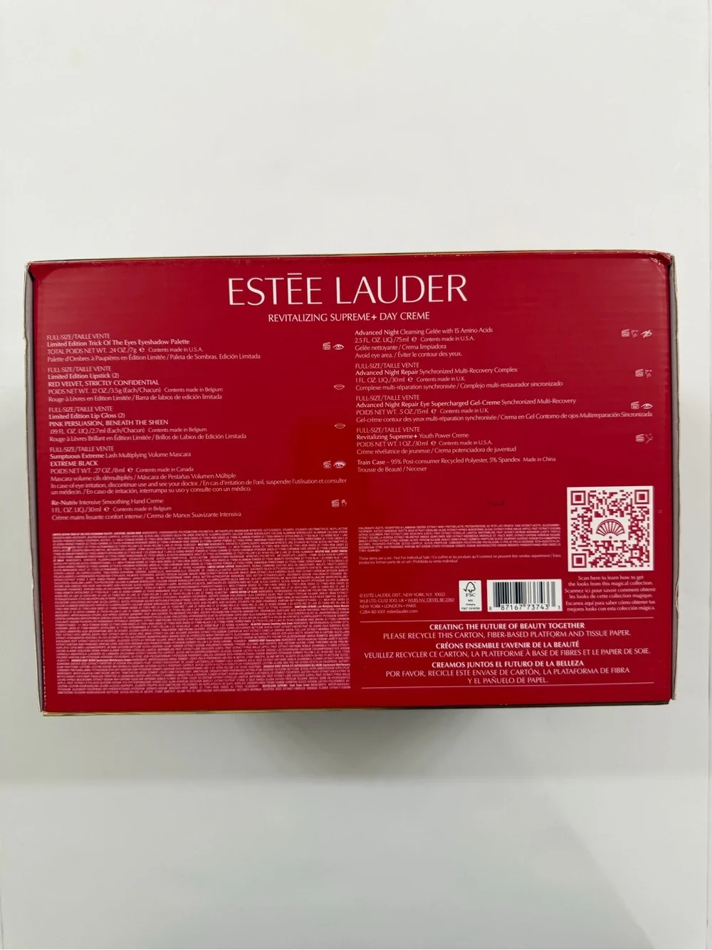 Brand New Estée Lauder Revitalizing Supreme + Day Creme Skincare Make Up Set